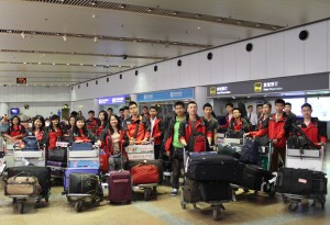 BLCI students at Beijing Airport